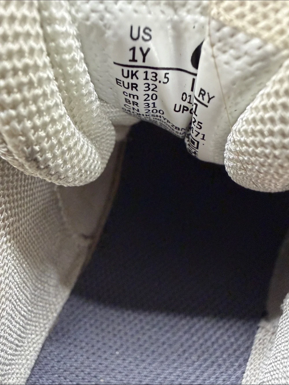 Used Nike Kids Sneakers Size 1